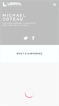 Mobile Screenshot of michaelcoteau.com